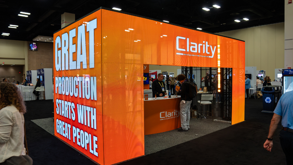Another custom booth done by clarity