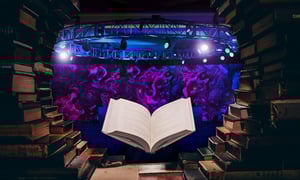 Book-floating-in-library-opens-to-event