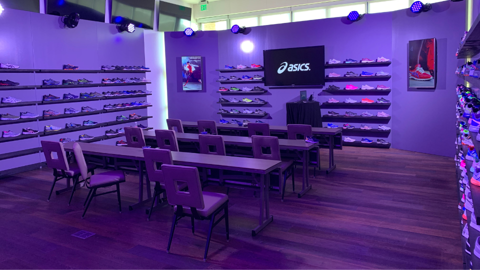 example of brand experience used at a trades show booth