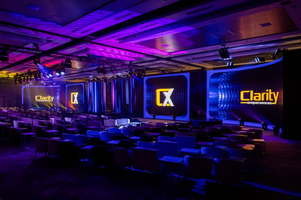 Clarity branded Cat event 2025