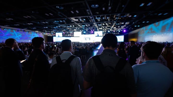 Full house during the opening session at Cvent Connect 2024