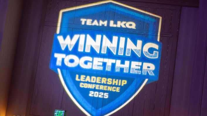 LKQ 2025 GOBO bat signal