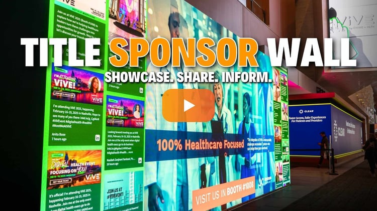 Link to a video we shot about the title sponsor wall