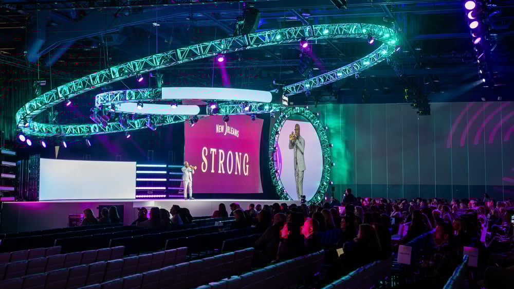 feature image of an epic stage design displaying everything AV is capable of