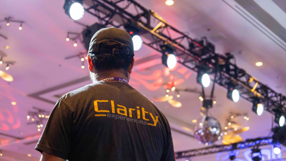 clarity crew member at hlth 2025